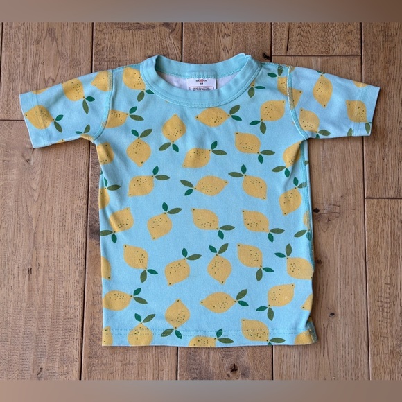 Hanna Andersson Lemon Print Short Pajamas Set size 4 - Picture 4 of 11